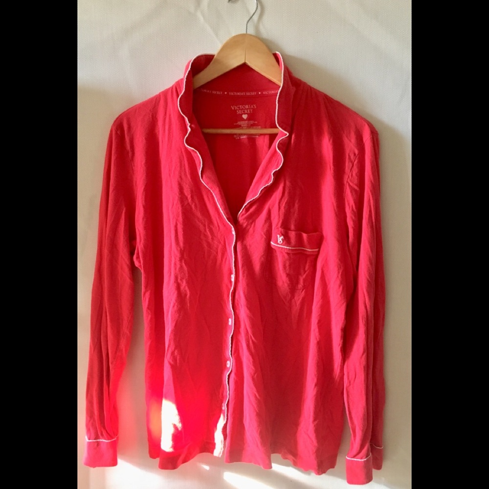 Victoria Secret Button Front Long Sleeve Shirt